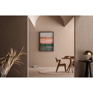 Tableau Abstrait – Horizon Brumeux | Affiche Murale Paysage Minimaliste aux Tons Feutrés | Déco Élégante et Moderne pour Salon ou Bureau