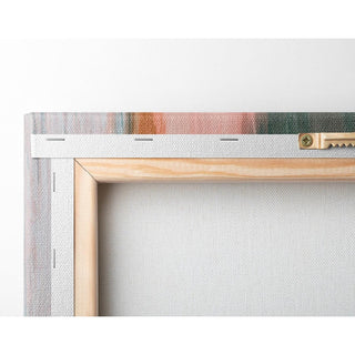 Tableau Abstrait – Horizon Brumeux | Affiche Murale Paysage Minimaliste aux Tons Feutrés | Déco Élégante et Moderne pour Salon ou Bureau