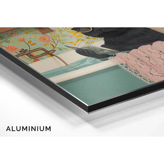 Tableau Chat Relax dans la Baignoire