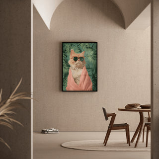 Tableau Chat Tropical