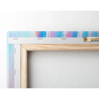 Tableau Coloré – Plage Pastel | Affiche Paysage Marin Couleurs Douces | Déco Apaisante pour Salon, Chambre ou Bureau
