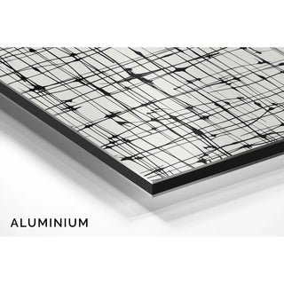 Tableau Design Noir et Blanc – Lignes Éthérées | Affiche Abstraite Graphique Moderne | Poster Minimaliste Élégant pour Intérieur Contemporain