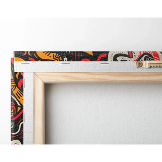 Tableau Pop Art – Visage Déstructuré | Affiche Abstraite Colorée Style Graphique Brut | Poster Émotionnel et Urbain pour Déco Contemporaine