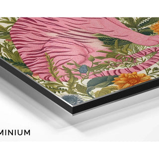 Tableau tigre - Tigre Rose Floral