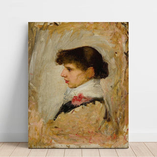 Tête d'un modèle - John William Waterhouse | Reproduction Tableau Décoration murale affiche copie