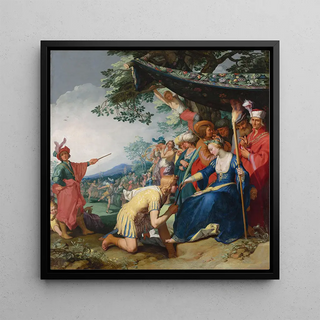 Théagène recevant le palmier d'honneur de Chariclée - Abraham Bloemaert