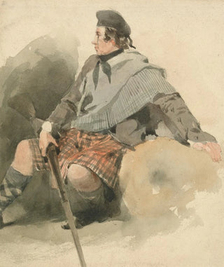 Thomas Miles Richardson - A Highlander Seated.webp