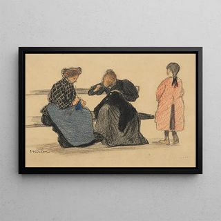 Thophile Alexandre Steinlen - Three Figures.webp