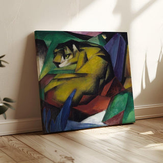 Tigre - Franz Marc | Reproduction Tableau Décoration murale affiche copie