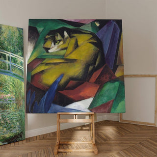 Tigre - Franz Marc | Reproduction Tableau Décoration murale affiche copie