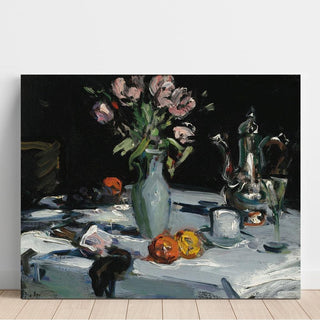 Tulipes et cafetière - Samuel John Peploe | Reproduction Tableau Décoration murale affiche copie