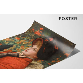 Type de beauté ; Portrait de Mme Kathleen Newton - James Tissot | Reproduction Tableau Décoration murale affiche copie