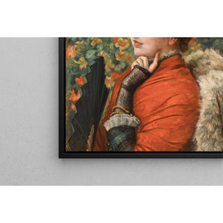 Type de beauté ; Portrait de Mme Kathleen Newton - James Tissot | Reproduction Tableau Décoration murale affiche copie