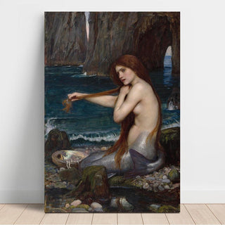 Une Sirène - John William Waterhouse | Reproduction Tableau Décoration murale affiche copie