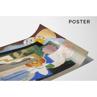 Vase de Fleurs - Georges Valmier | Reproduction Tableau Décoration murale affiche copie