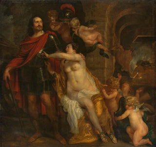 Vénus armant un guerrier, peut-être Johan Maurits Comte de Nassau-Siegen à la forge de Vulcain - Thomas Willeboirts Bosschaert