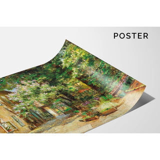 Vue de la cour du numéro 8 de la Dreilaufergasse, 1070 Vienne - Marie Egner | Reproduction Tableau Décoration murale affiche copie