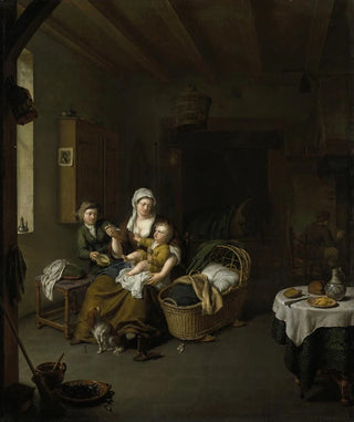Willem Van Mieris - A Mother Feeding her Child.webp