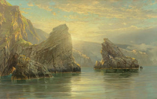 William Trost Richards - Sunset in the Shetland Islands Scotland.webp