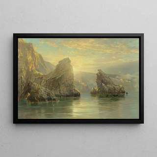 William Trost Richards - Sunset in the Shetland Islands Scotland.webp