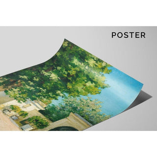 Yerres. De L’Exèdre, Le Porche De La Demeure Familiale - Gustave Caillebotte | Reproduction Tableau Décoration murale affiche copie