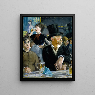 douard Manet - At The Caf.webp