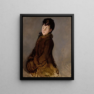 douard Manet - Portrait of Isabelle Lemonnier with a Muff.webp