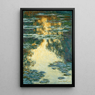 les Nymphéas 1907 de Claude Monet | Reproduction Tableau Décoration murale affiche copie